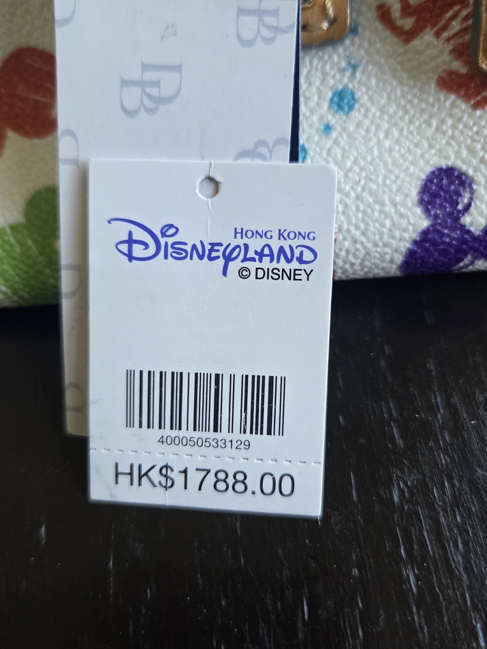 Rare Dooney & Bourke Multicolor Disney Print Satchel (Hong Kong Disney) - Picture 4 of 4